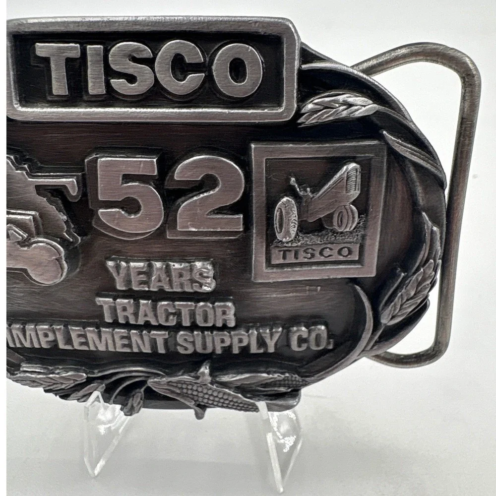 Siskiyou Tisco Belt Buckle Co. Series 1 1987 Limited Edition Pewter SE755‎